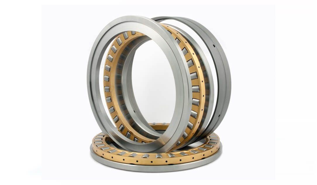 Bidirectional thrust bearings.
