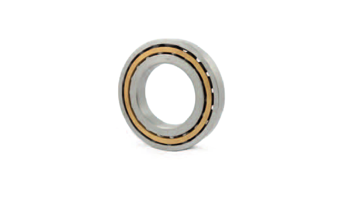 Angular contact ball bearings.