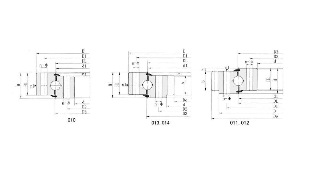 Single-Row Four-point Contact Ball Slewing Bearing