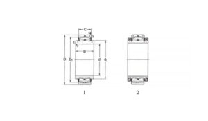 Роз’ємні центруючі роликові підшипники 