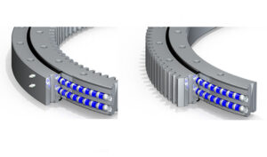 Двухрядные шарикоподшипниковые опорно-поворотные круги