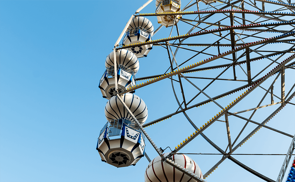 Поворотний підшипник для каруселі