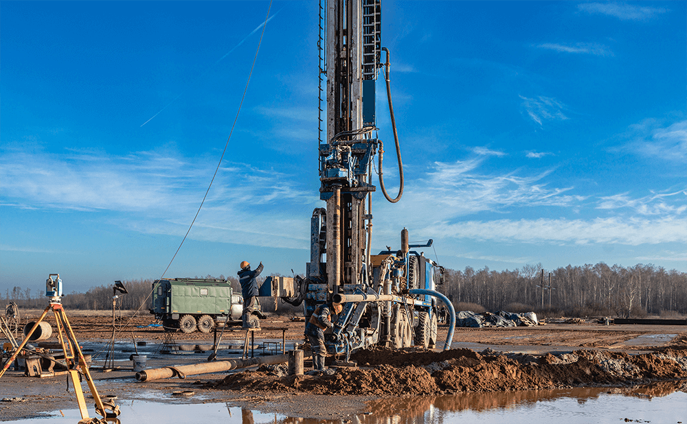 Поворотний підшипник для бурової установки