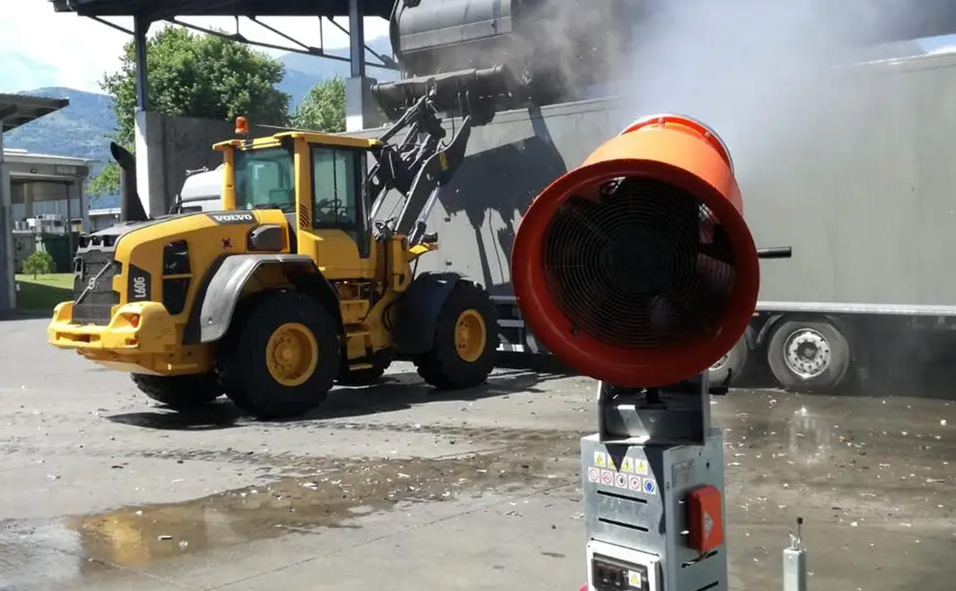 Поворотний підшипник для гарматної туманної машини